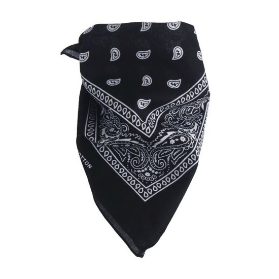 onkar bandana boeren zakdoek paisley donker blauw