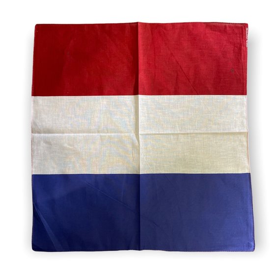 onkar bandana boeren zakdoek katoen nederlandse vlag