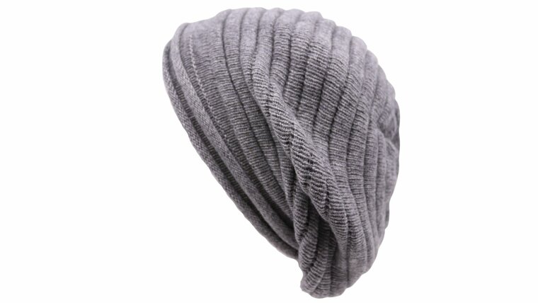 panizza baret kasjmier en merino wolmix grijs