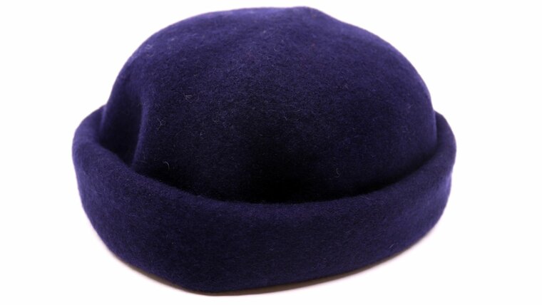 kopka toque muts scheerwol navy