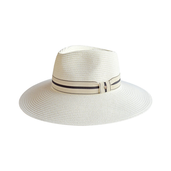house of ord summer fedora carla wide brim flexibraid ivory 