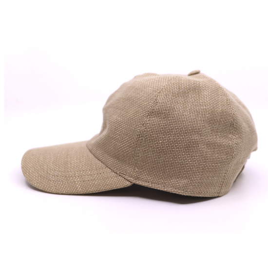 portaluri baseball cap zomer linnen katoen beige