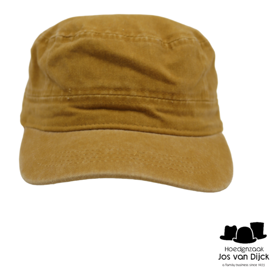 fiebig gi army cap gewassen katoen kerriegeel