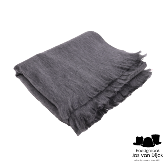 jos van dijck sjaal alpaca wol grey