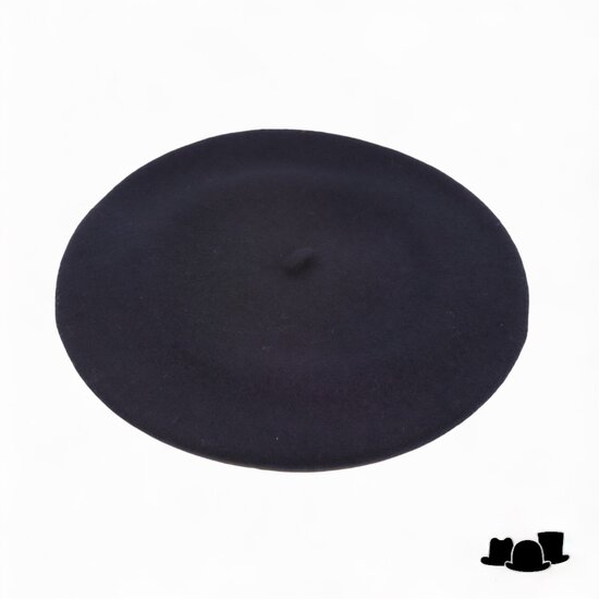 elosegui alpino baret merino wolvilt nero zwart
