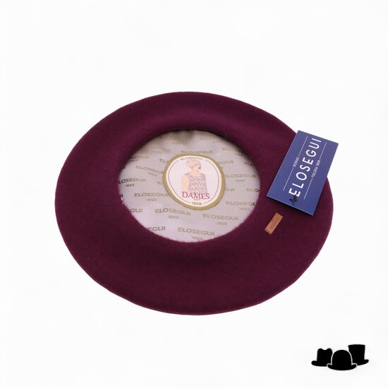 elosegui alpino baret model 12.5 merino wolvilt pomegranate