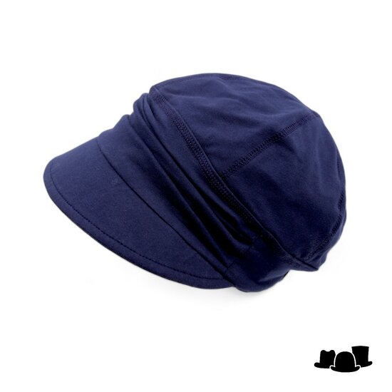 seeberger softcap basic katoen swallow blue