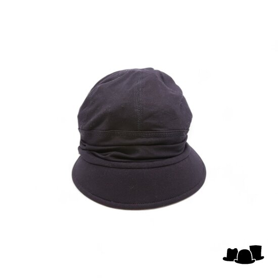seeberger softcap basic katoen black