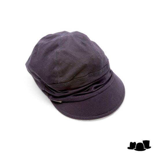 seeberger softcap basic katoen black