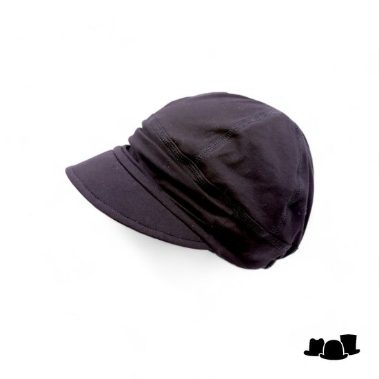 seeberger softcap basic katoen black