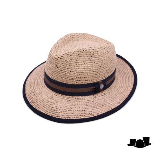 vintimilla fedora klassiek sydney panama crochet stone