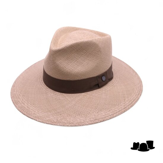 vintimilla fedora brede rand panama stone