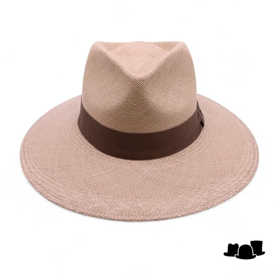 vintimilla fedora brede rand panama stone