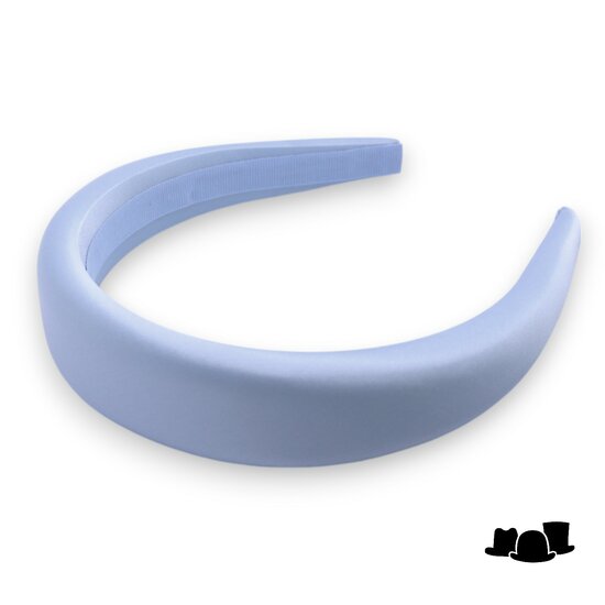 jos van dijck gewatteerde diadeem satijn light blue