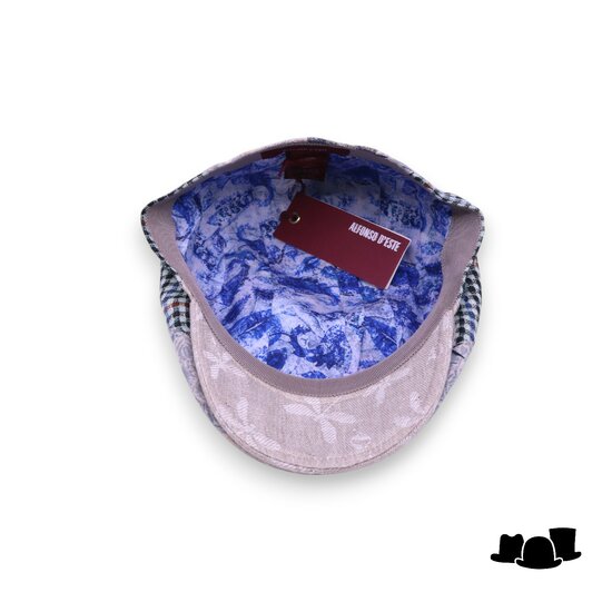 alfonso deste ivy pet jhon patchwork linnen blue shades
