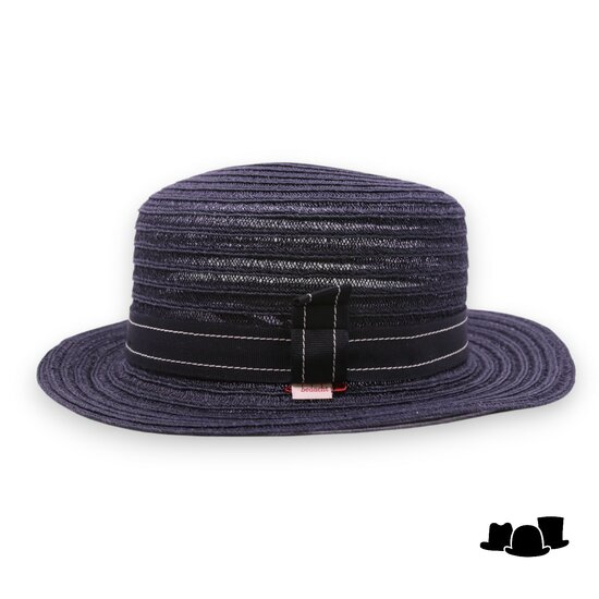 bedacht zomer cloche hoed seymour hennepmix black