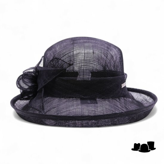 seeberger gelegenheidshoed marielle sinamay black