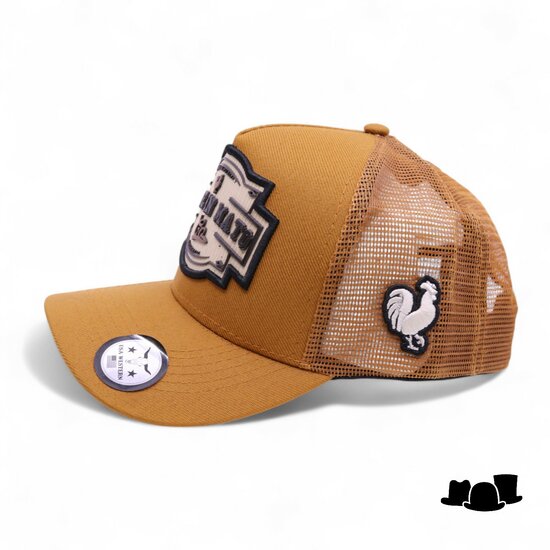 made in mato trucker cap rooster ochre