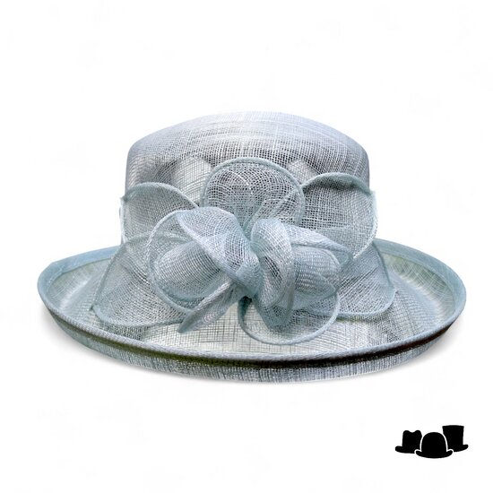 seeberger gelegenheidshoed marielle sinamay light blue