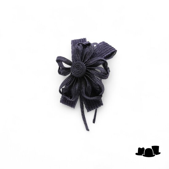 bedacht fascinator bigod black
