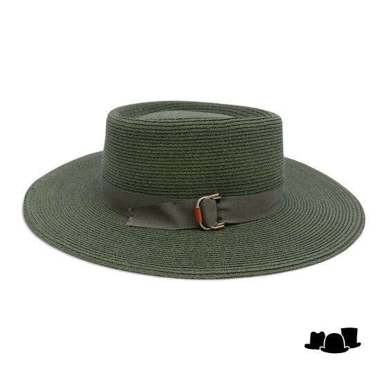 mayser matador astrid raffia bandstro groen