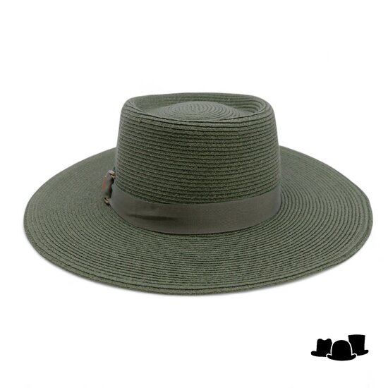 mayser matador astrid raffia bandstro groen