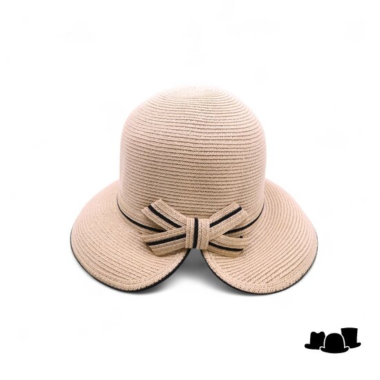 bedacht zomer hoed aline cellulose beige