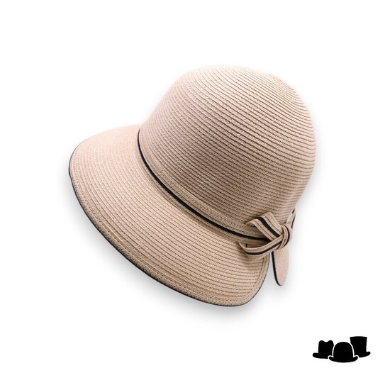 bedacht zomer hoed aline cellulose beige