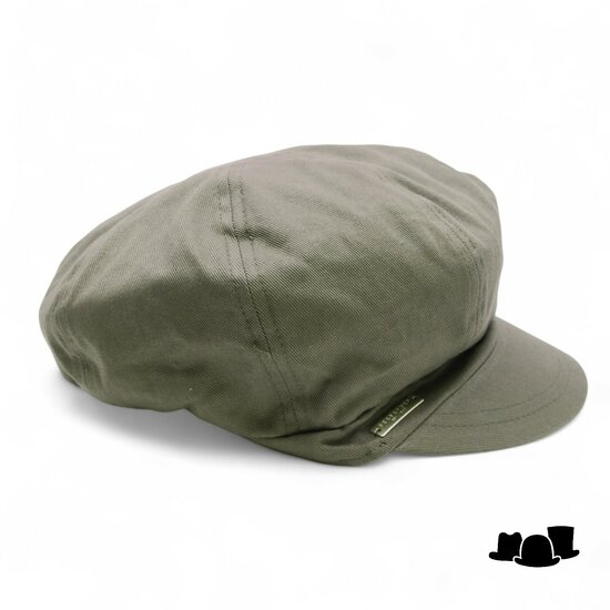 seeberger ballonpet basic katoen pine green
