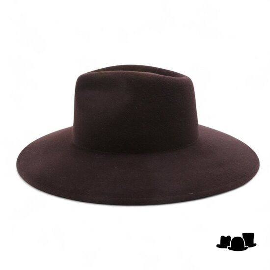 weba hats fedora 9100 velourvilt brasil bruin