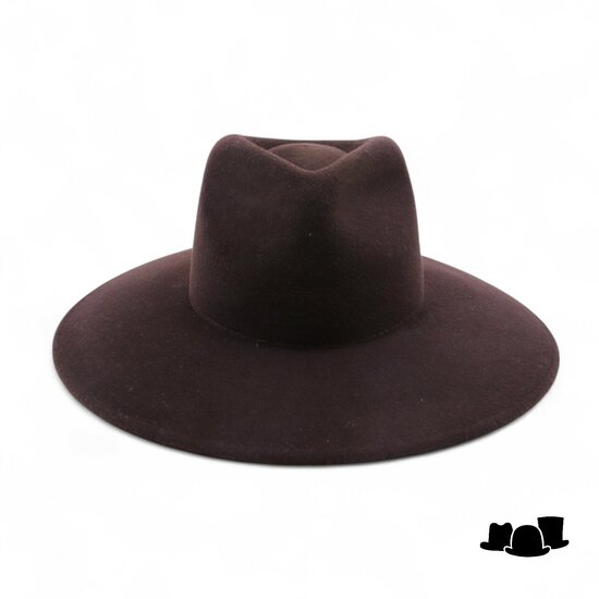 weba hats fedora 9100 velourvilt brasil bruin