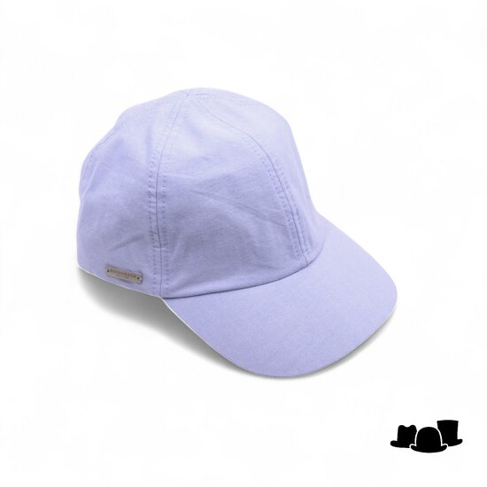 seeberger baseball cap chambray light blue