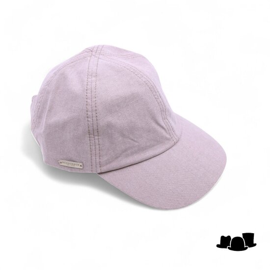 seeberger baseball cap chambray sand