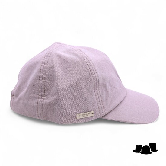 seeberger baseball cap chambray sand