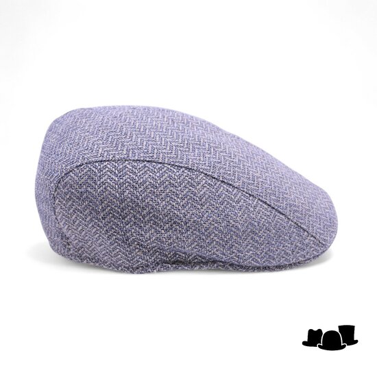 portaluri ivy pet split linnen mix graphic visgraat blauw