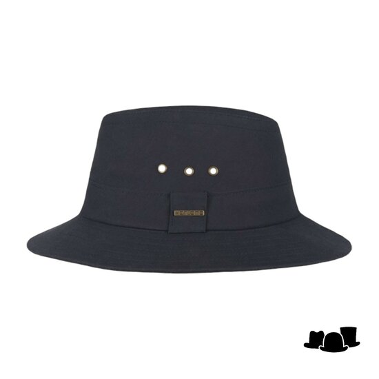 hatland outdoor zomerhoed wishmen cotton navy