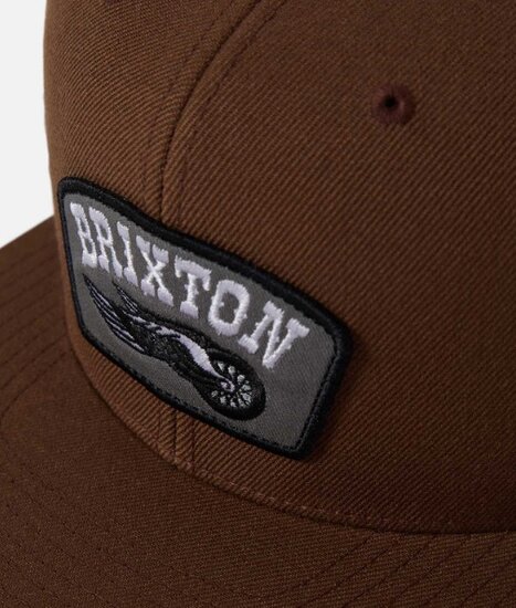 brixton baseball cap roller pinecone brown