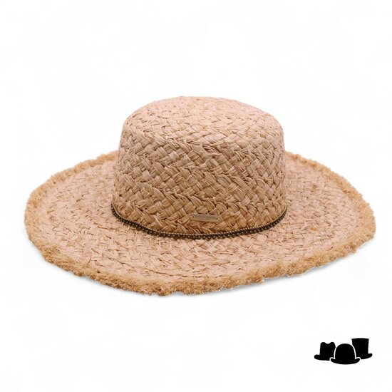 seeberger zomerhoed coastal crown raffia natural
