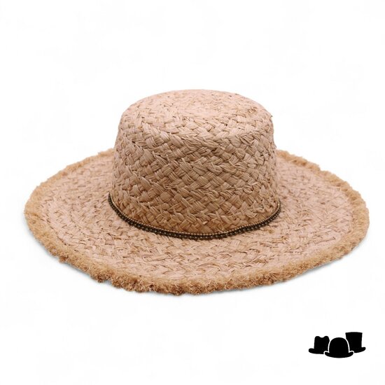 seeberger zomerhoed coastal crown raffia natural