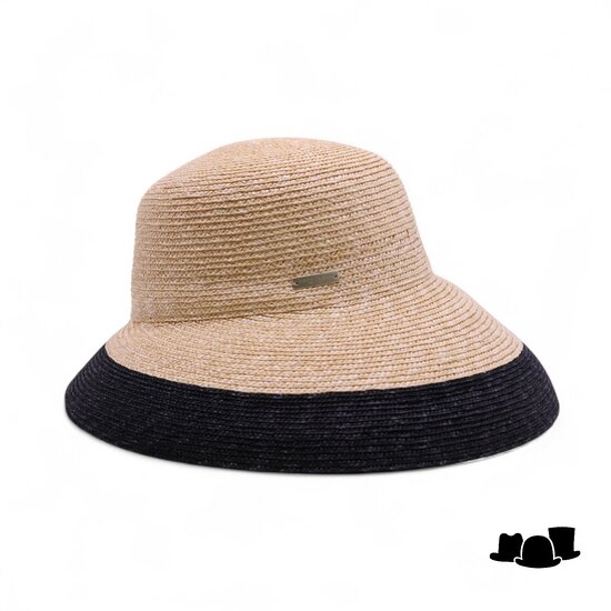 seeberger zomerhoed camille stro natural and black