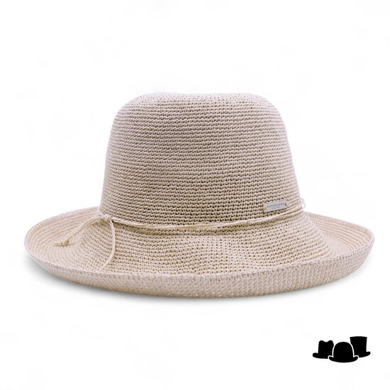 seeberger zomerhoed billie crochet cellulose naturel