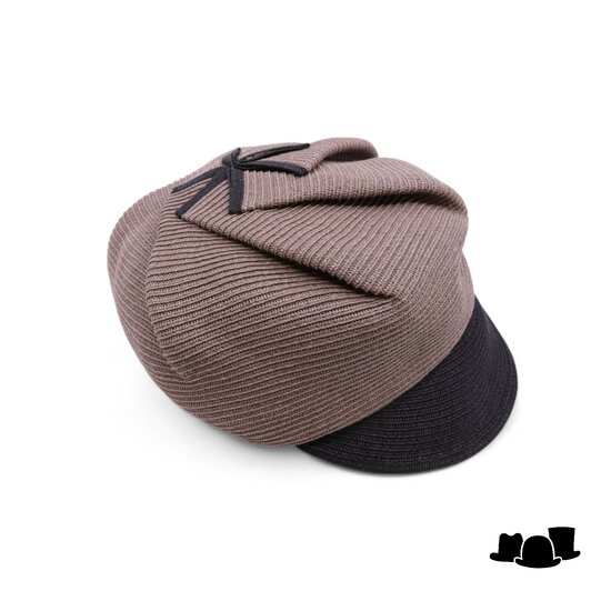 bedacht zomerpet lacy cellulose taupe and chocolate brown