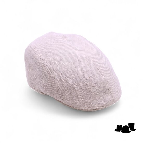 wigens ivy modern cap split linnen beige