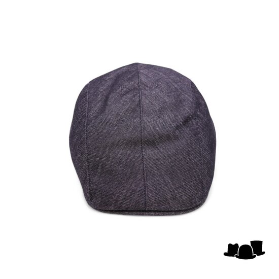 jos van dijck ivy pet split katoen denim black