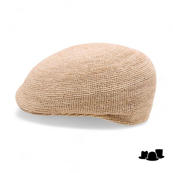 borsalino ivy cap miami crochet fine raffia naturel