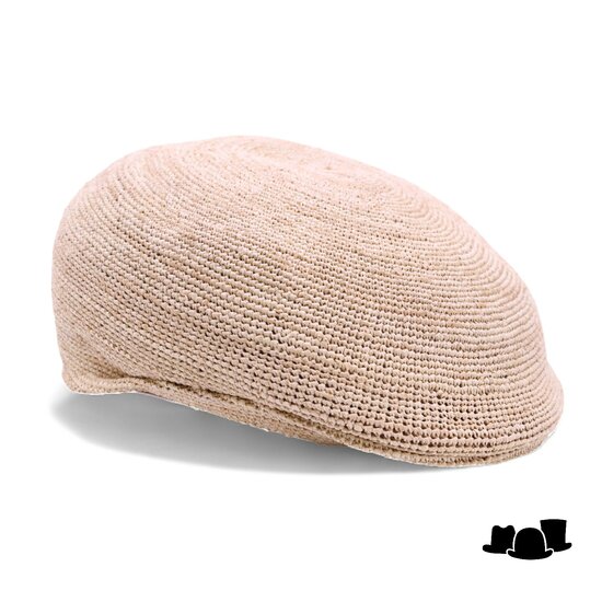 borsalino ivy cap miami crochet fine raffia naturel