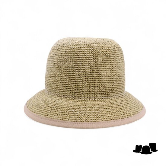 bedacht zomer hoed pomeroy cellulose beige