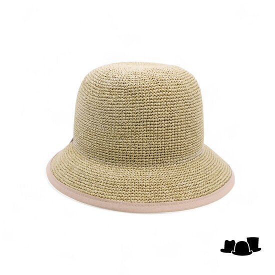 bedacht zomer hoed pomeroy cellulose beige