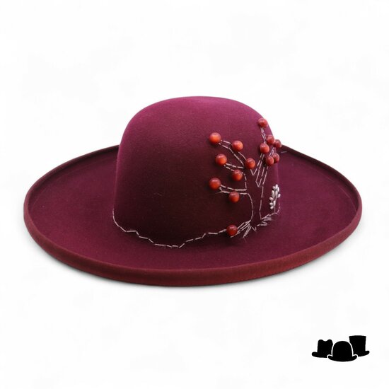 tesi bespoke pallone open crown lanscape bordeaux 