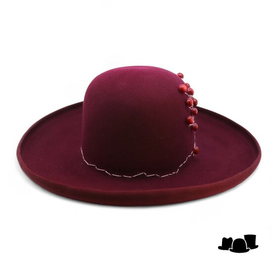 tesi bespoke pallone open crown lanscape bordeaux 